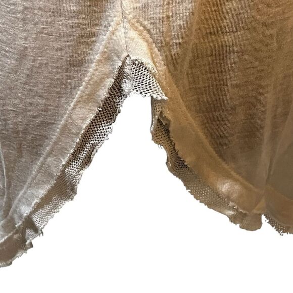 Free People Cream Sleeveless Embellished Blouse - Picture 12 of 15